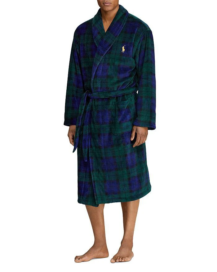 商品Ralph Lauren|Plush Shawl Collar Robe,价格¥702,第1张图片详细描述