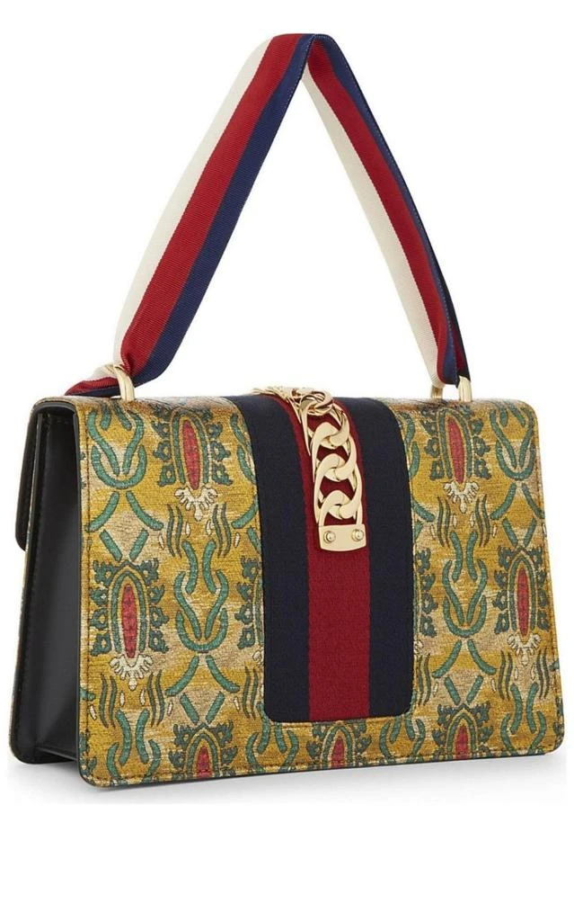 商品Gucci|Sylvie Multicolor Brocade Bag,价格¥18463,第3张图片详细描述