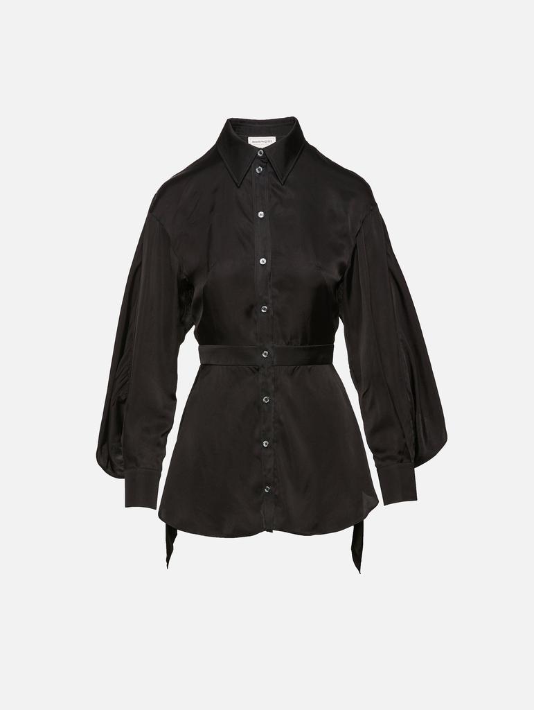 商品Alexander McQueen|Open Back Long Sleeve Shirt,价格¥6399,第1张图片