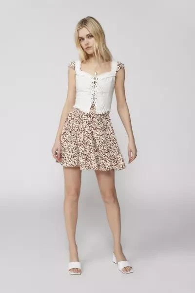 商品Urban Outfitters|UO Georgina Smocked Mini Dress,价格¥153,第3张图片详细描述