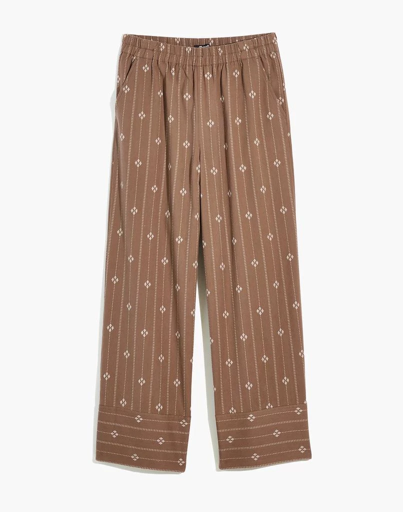 Pull-On High-Rise Straight Pants in Jacquard Stripe-Play 商品