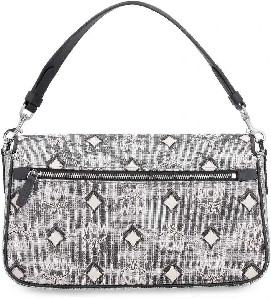 商品MCM|Ladies Grey Crossbody Bag in Vintage Jacquard Monogram,价格¥5114,第2张图片详细描述