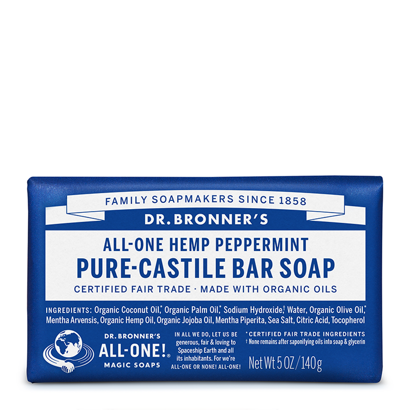 Dr Bronner's 布朗博士 薄荷多效香皂 140g商品第1张图片规格展示