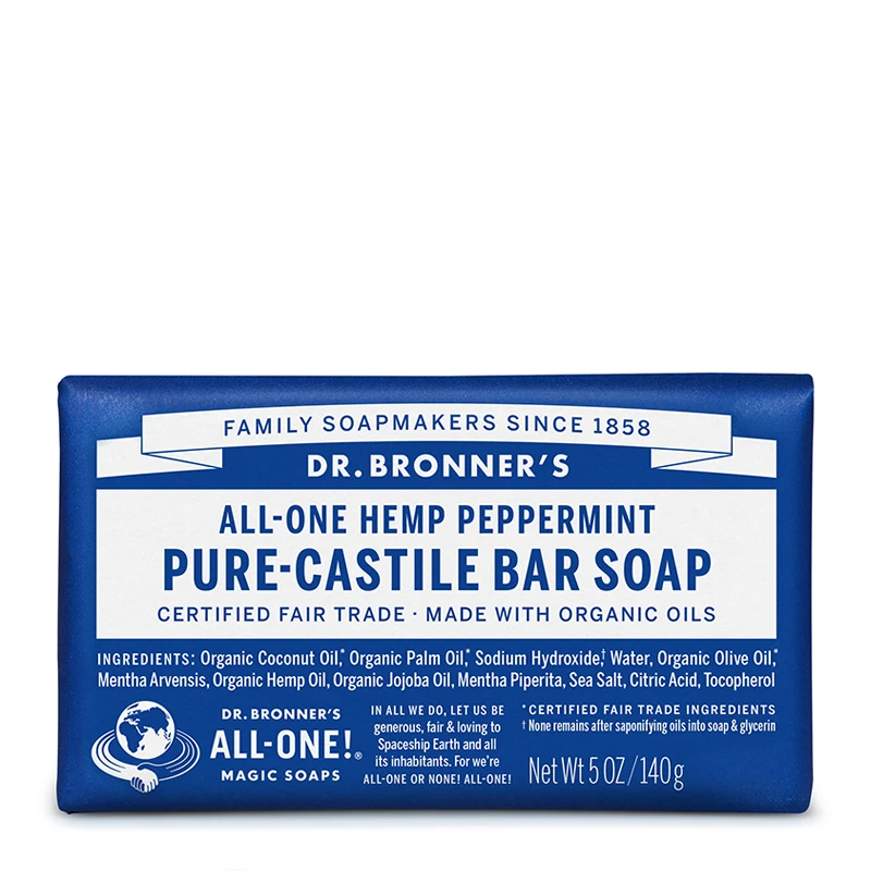 商品Dr. Bronner's|Dr Bronner's 布朗博士 薄荷多效香皂 140g,价格¥67,第1张图片