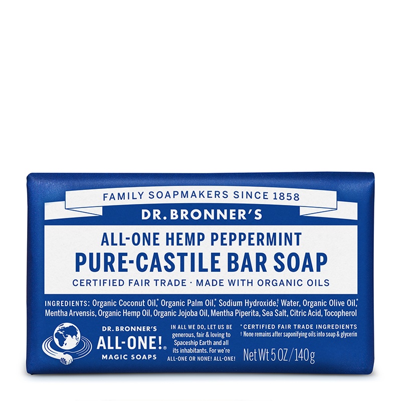 商品Dr. Bronner's|Dr Bronner's 布朗博士 薄荷多效香皂 140g,价格¥52,第1张图片