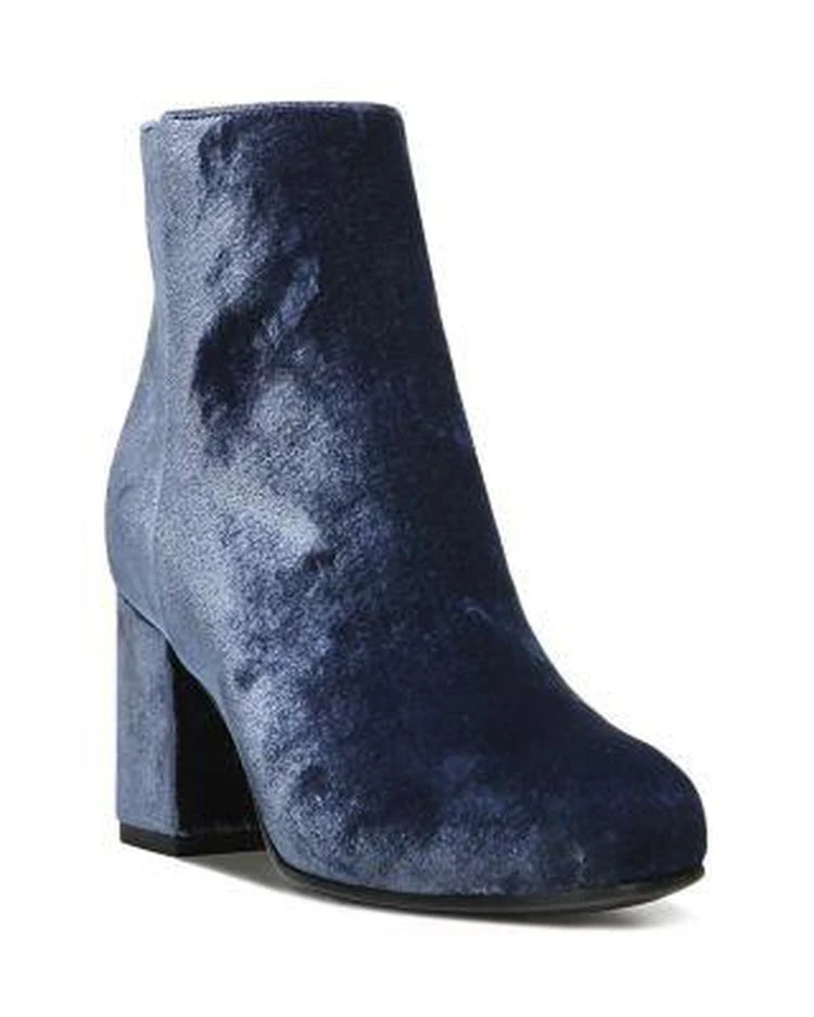 商品Via Spiga|Maury Velvet Block Heel Booties - 100% Exclusive ,价格¥786,第1张图片