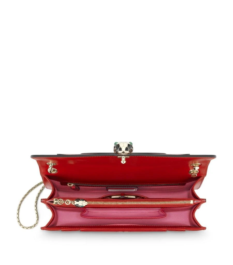 商品BVLGARI|Leather Serpenti Forever Shoulder Bag,价格¥23187,第4张图片详细描述