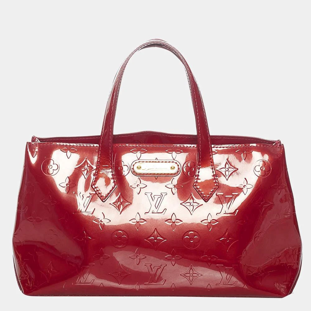 商品[二手商品] Louis Vuitton|Louis Vuitton Red Vernis Wilshire PM,价格¥5122,第1张图片