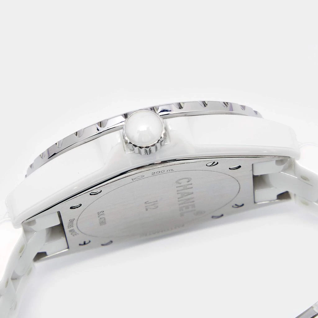 Chanel White Diamond Ceramic Stainless Steel J12 H1759 Women's Wristwatch 38 mm 商品