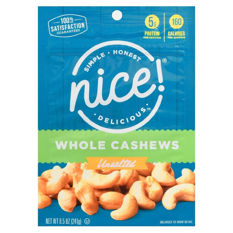 商品Nice!|Whole Cashews Unsalted,价格¥34,第3张图片详细描述