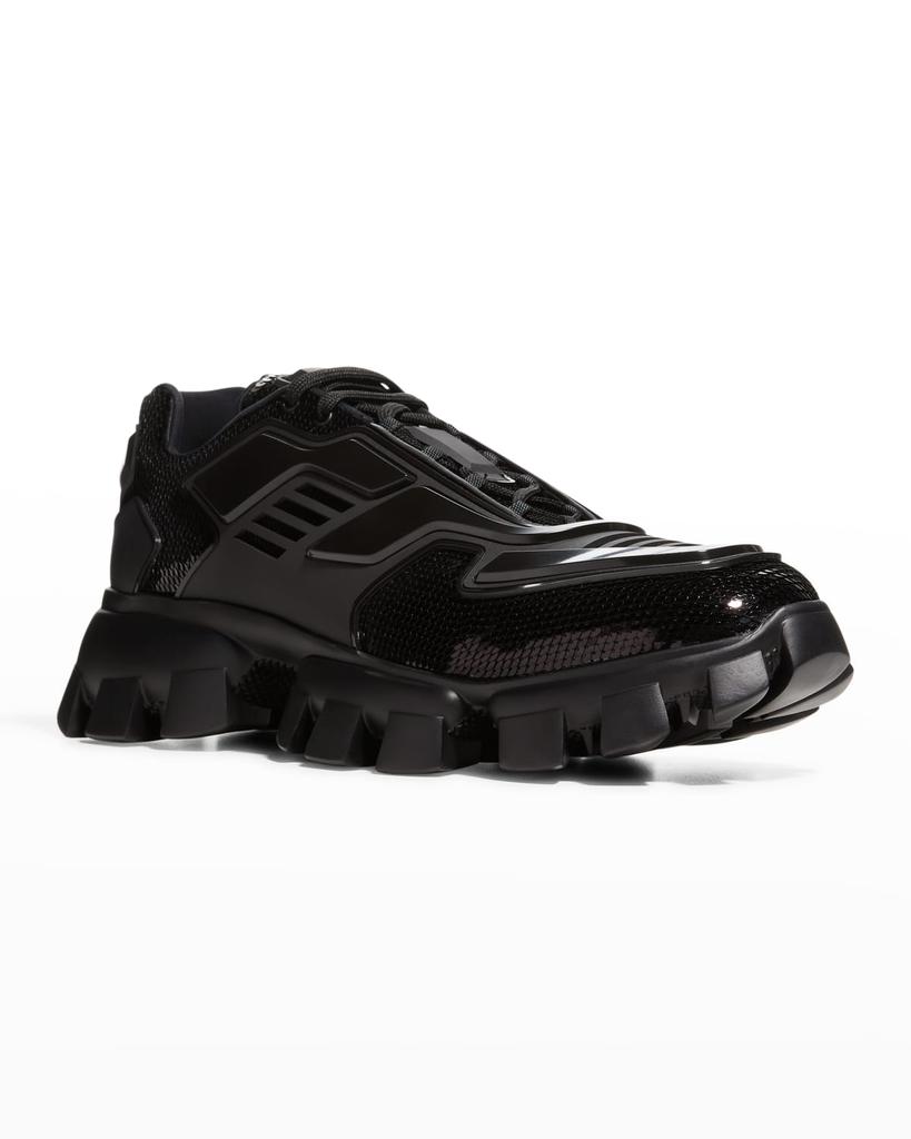 Men's Cloudbust Thunder Sequin Lug-Sole Sneakers商品第2张图片规格展示