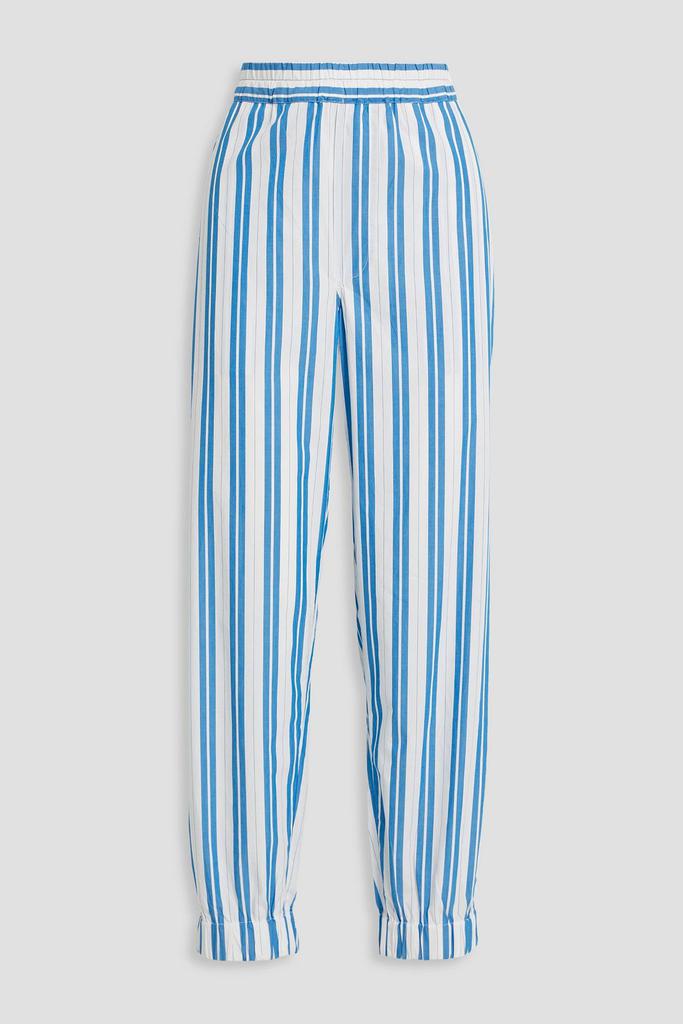 Striped cotton-poplin tapered pants商品第3张图片规格展示