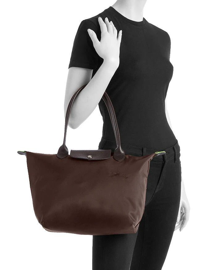 商品Longchamp|Le Pliage Green Medium Nylon Tote Bag,价格¥1121,第2张图片详细描述