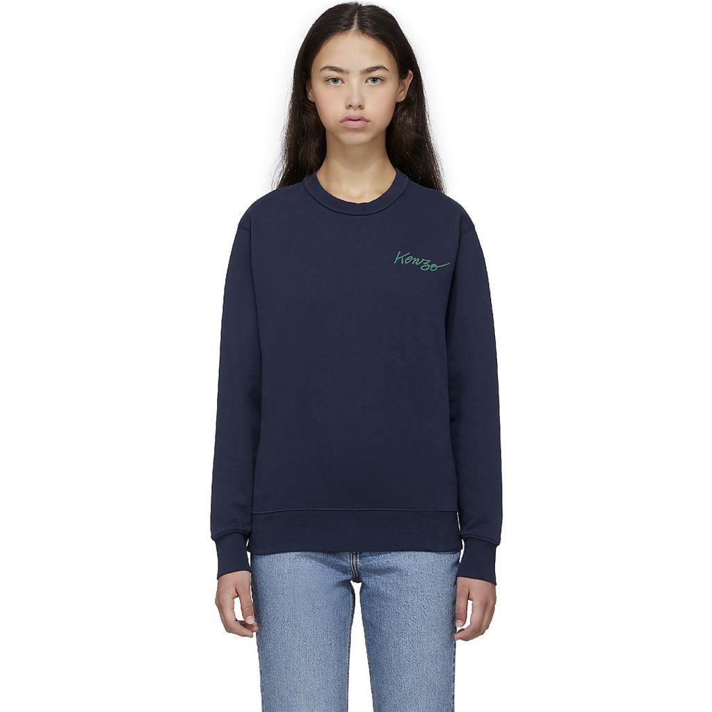 商品Kenzo|'Kenzo Poppy' Sweater - Midnight Blue,价格¥3102,第1张图片