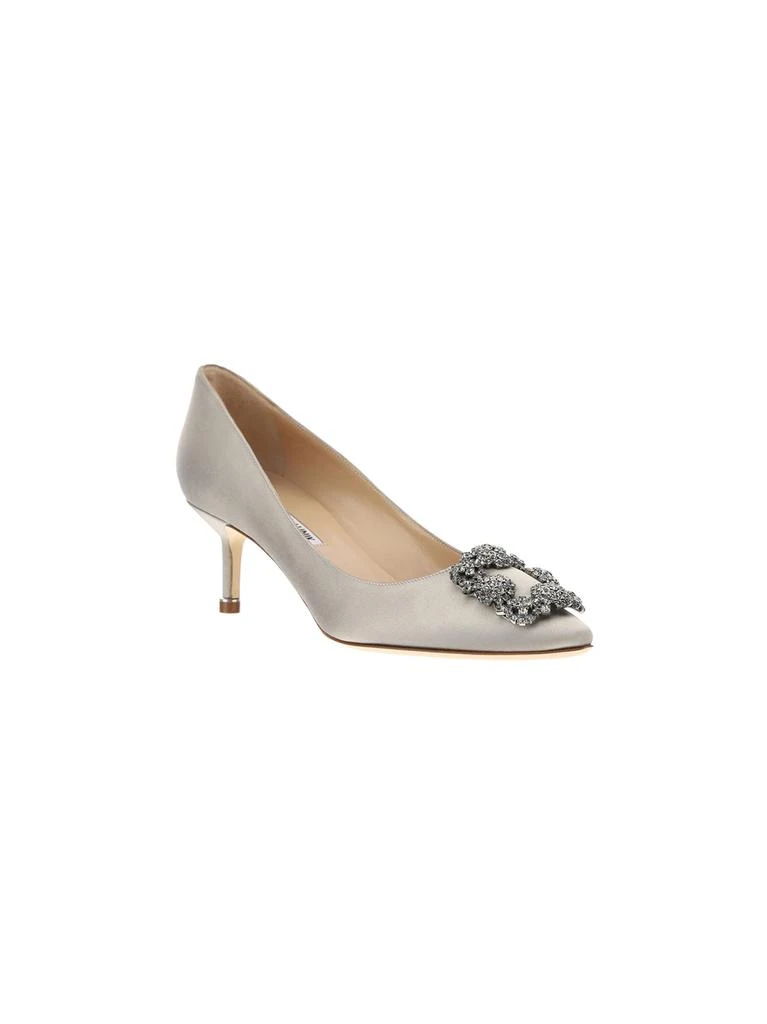 商品Manolo Blahnik|Manolo blahnik women's grey other materials pumps,价格¥6754,第2张图片详细描述
