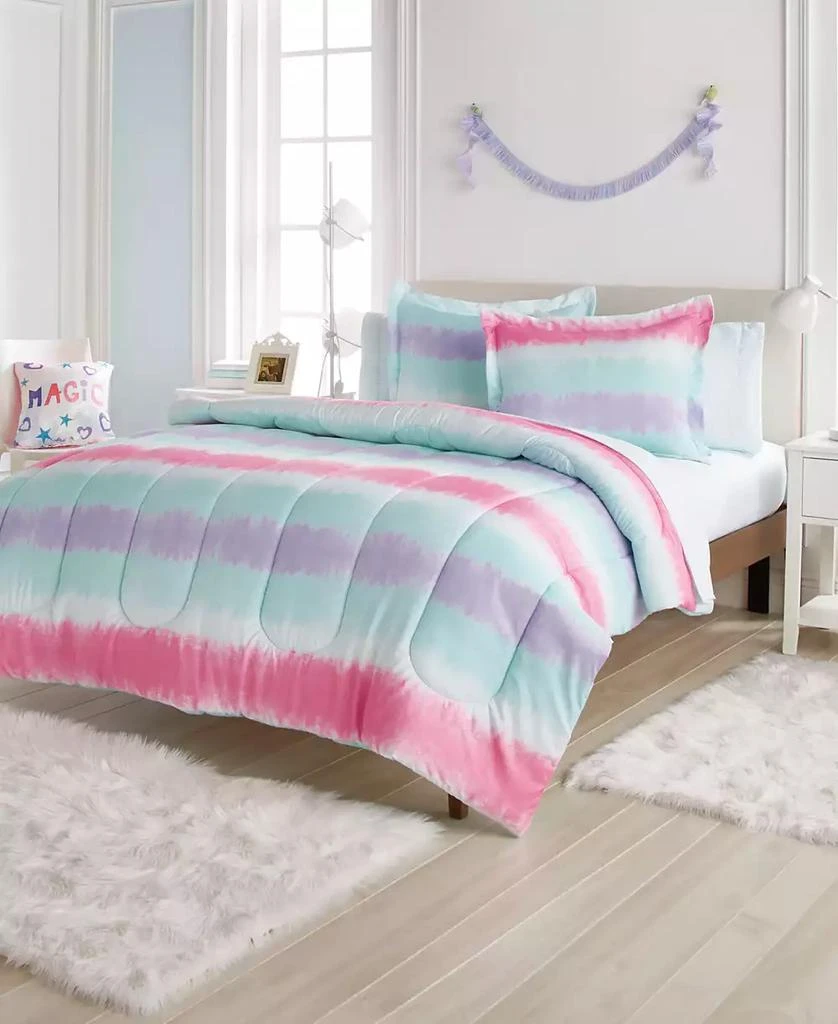 商品Macy's|Kids Tie Dye Stripe Comforter Set,价格¥1050,第4张图片详细描述