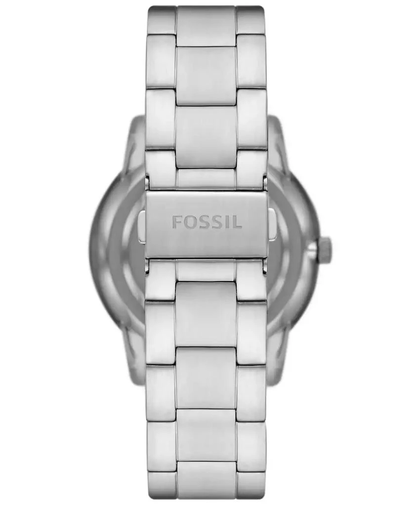 商品Fossil|Men's Neutra Silver Tone Stainless Steel Bracelet Watch 42mm,价格¥1423,第3张图片详细描述