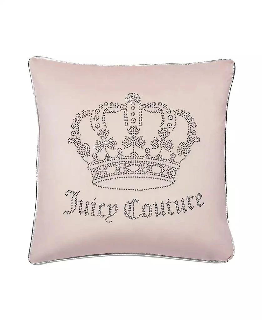 商品Juicy Couture|Velvet Novelty Decorative Pillow, 20" x 20",价格¥253,第1张图片