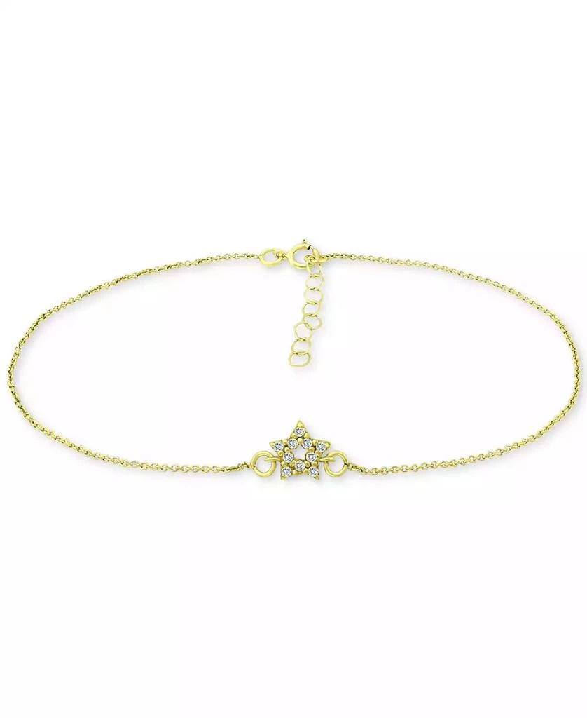 商品Giani Bernini|Cubic Zirconia Star Ankle Bracelet, Created for Macy's,价格¥85,第1张图片