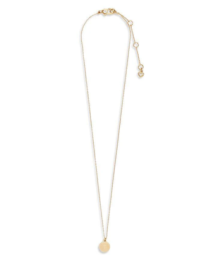 商品Kate Spade|T Mini Pendant Necklace, 17",价格¥330,第1张图片