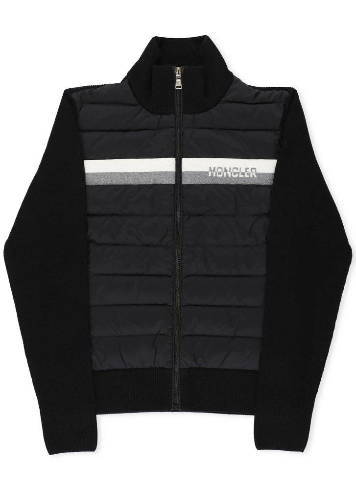 商品Moncler|Moncler Enfant Zip-Up Long-Sleeved Cardigan,价格¥1839,第1张图片