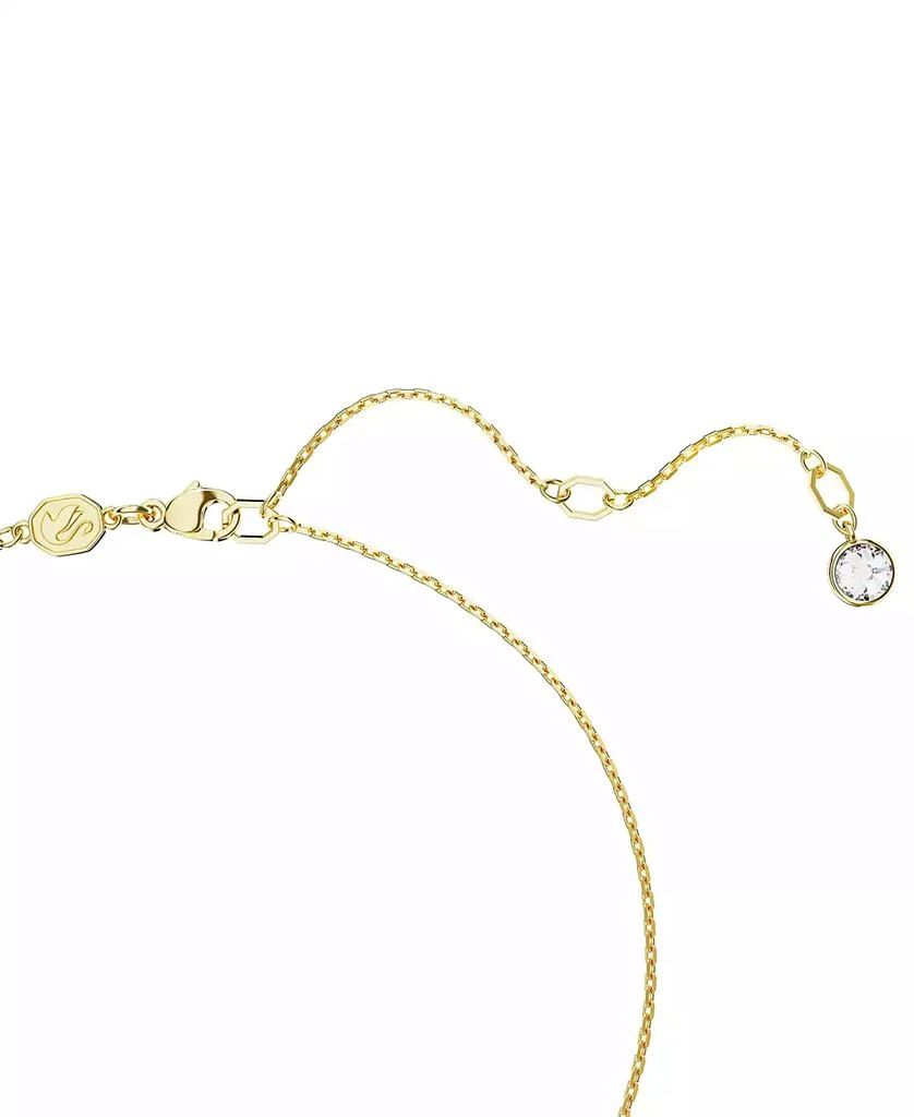 商品Swarovski|Gold-Tone Crystal & Polished Bar Pendant Necklace, 15" + 2" extender,价格¥637,第4张图片详细描述