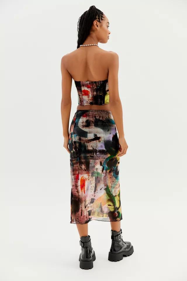 商品Urban Outfitters|UO Devona Corset Top & Midi Skirt Set,价格¥460,第4张图片详细描述