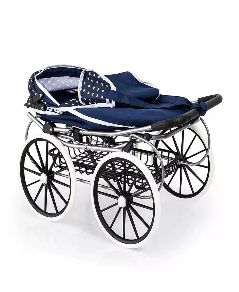 商品Bayer Design|Dolls Classic Blue White Deluxe Pram,价格¥449,第5张图片详细描述