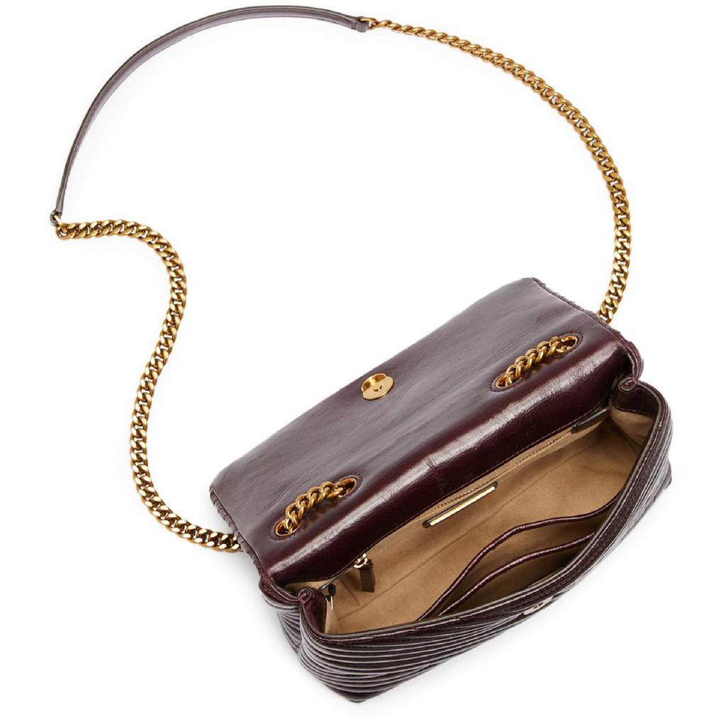 商品Tory Burch|Tory Burch Kira Women's Glazed Quilted Chevron Leather Shoulder Handbag,价格¥2956,第4张图片详细描述