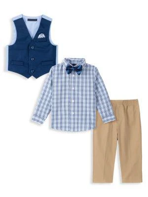 商品Nautica|Baby Boy’s 4-Piece Vest Set,价格¥278,第2张图片详细描述