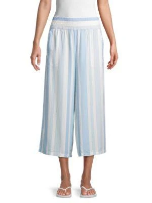 商品Saks Fifth Avenue|Wide-Leg Smocked Culottes,价格¥121,第1张图片