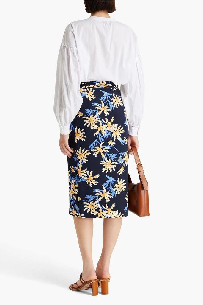商品Diane von Furstenberg|Elma floral-print cady midi wrap skirt,价格¥953,第3张图片详细描述