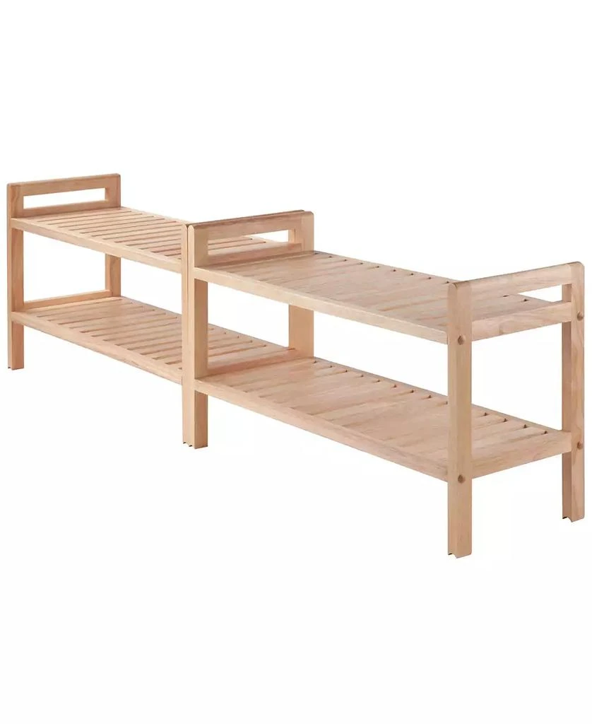 商品Winsome|Mercury 2-Pc Stackable Shoe Rack Set,价格¥592,第2张图片详细描述