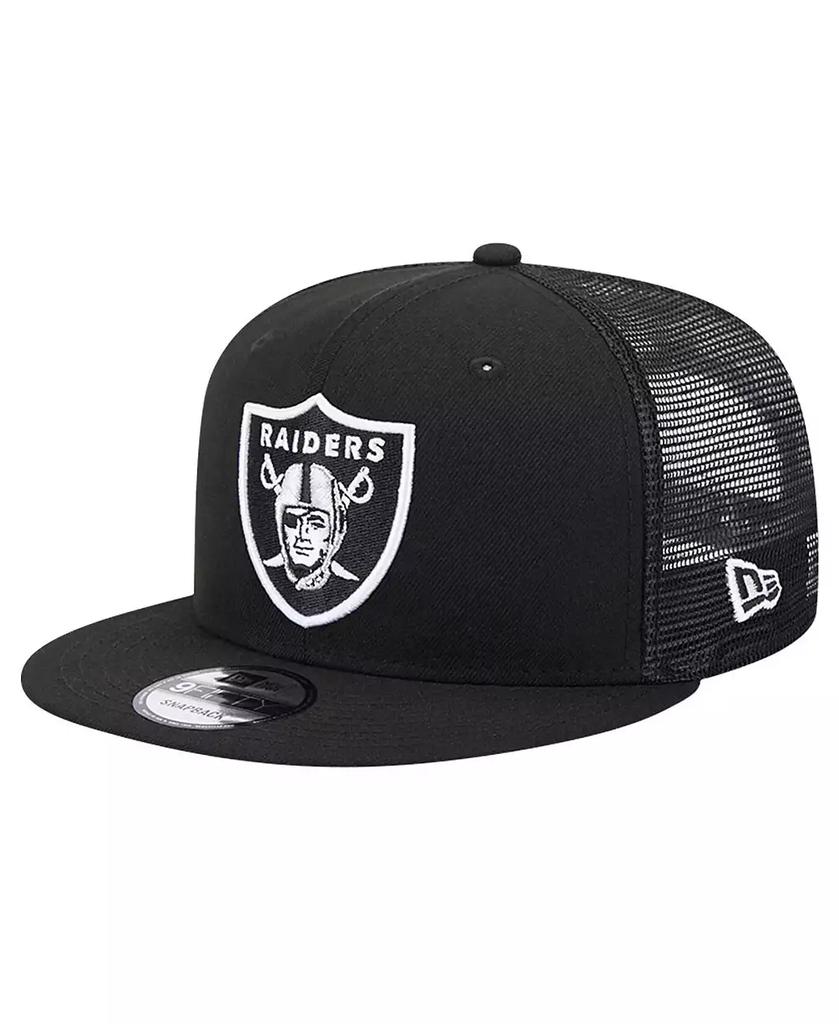Boné Las Vegas Raiders Camuflado Preto A-Frame 39THIRTY Flex para homem image 2