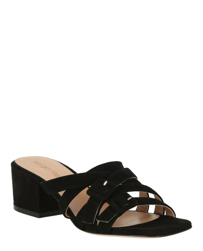 商品Sergio Rossi|Suede Strappy Buckle Sandals,价格¥1264,第2张图片详细描述