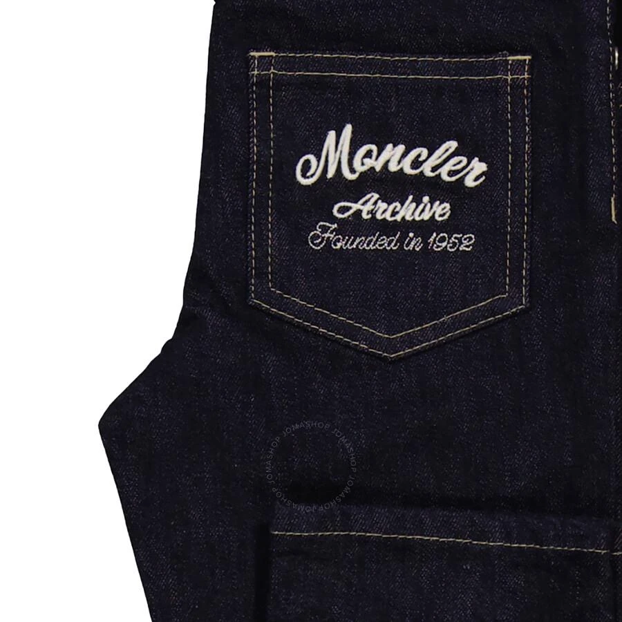 商品Moncler|Kids Embroidered Straight-Leg Denim Jeans,价格¥1102,第3张图片详细描述