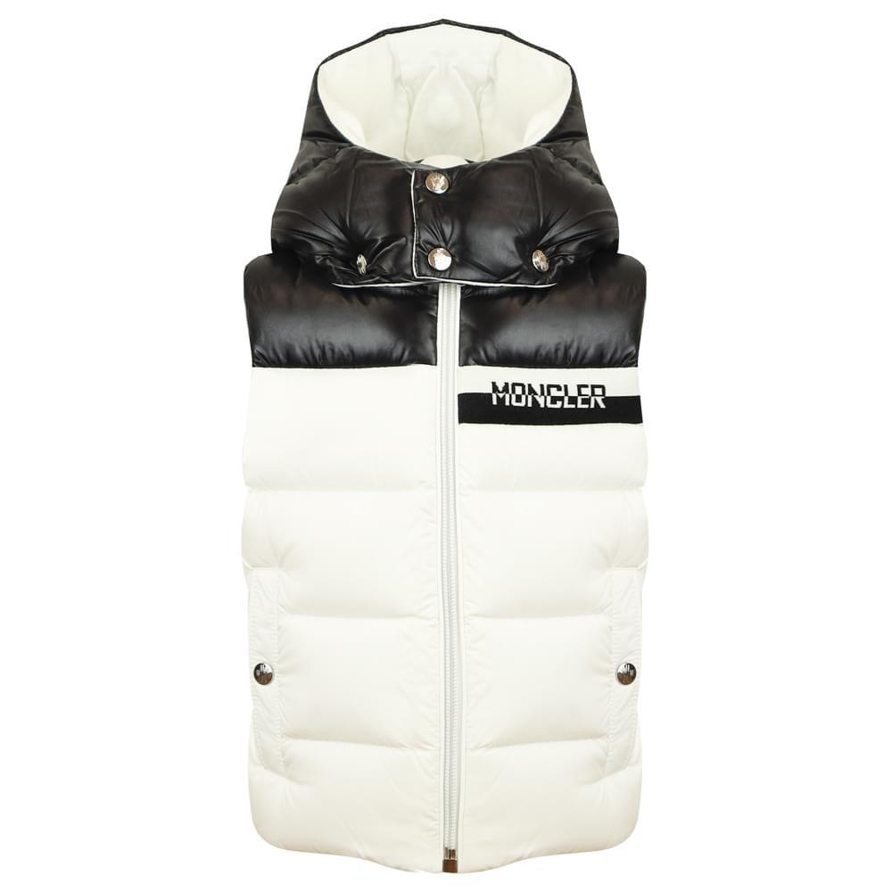 商品Moncler|Snow White & Black Nurow Padded Gilet,价格¥2667,第1张图片