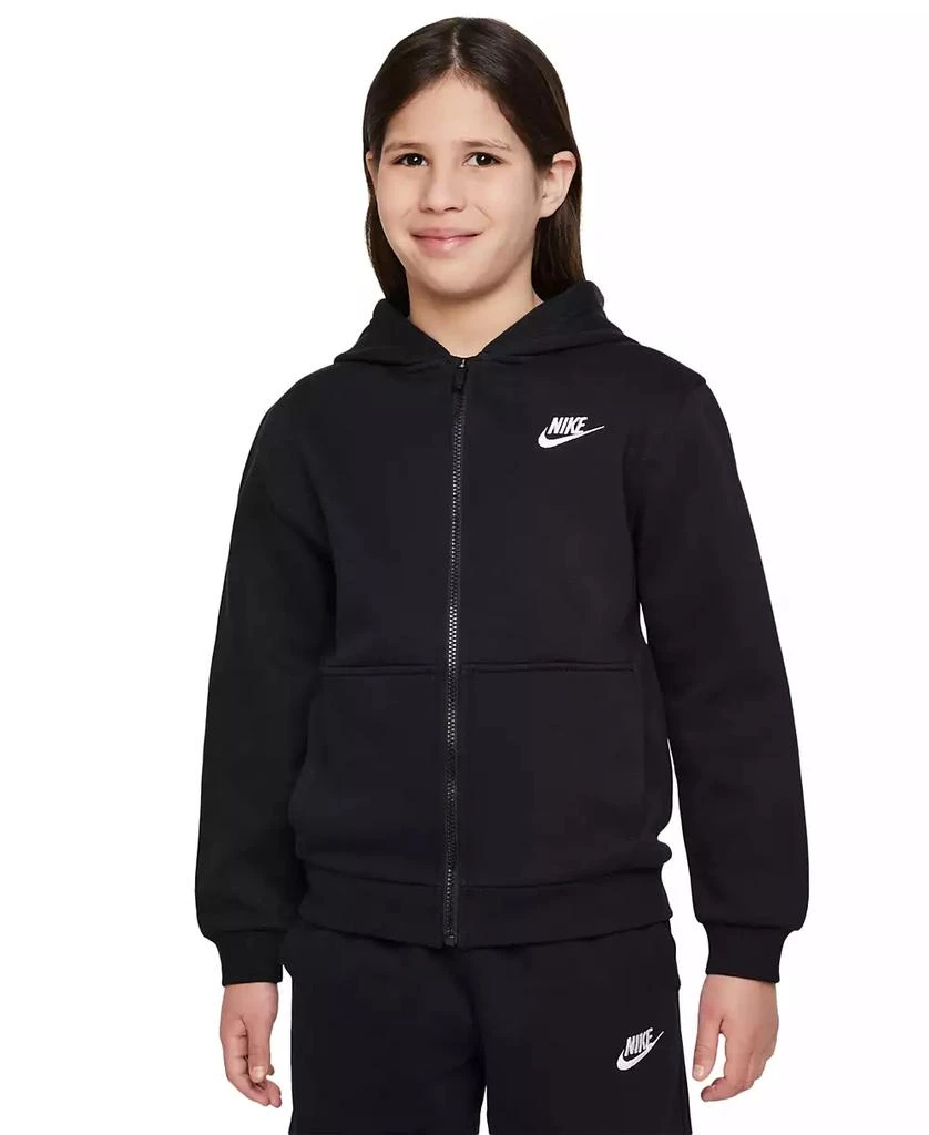 商品NIKE|Big Kids Sportswear Club Fleece Full-Zip Hoodie,价格¥392,第1张图片