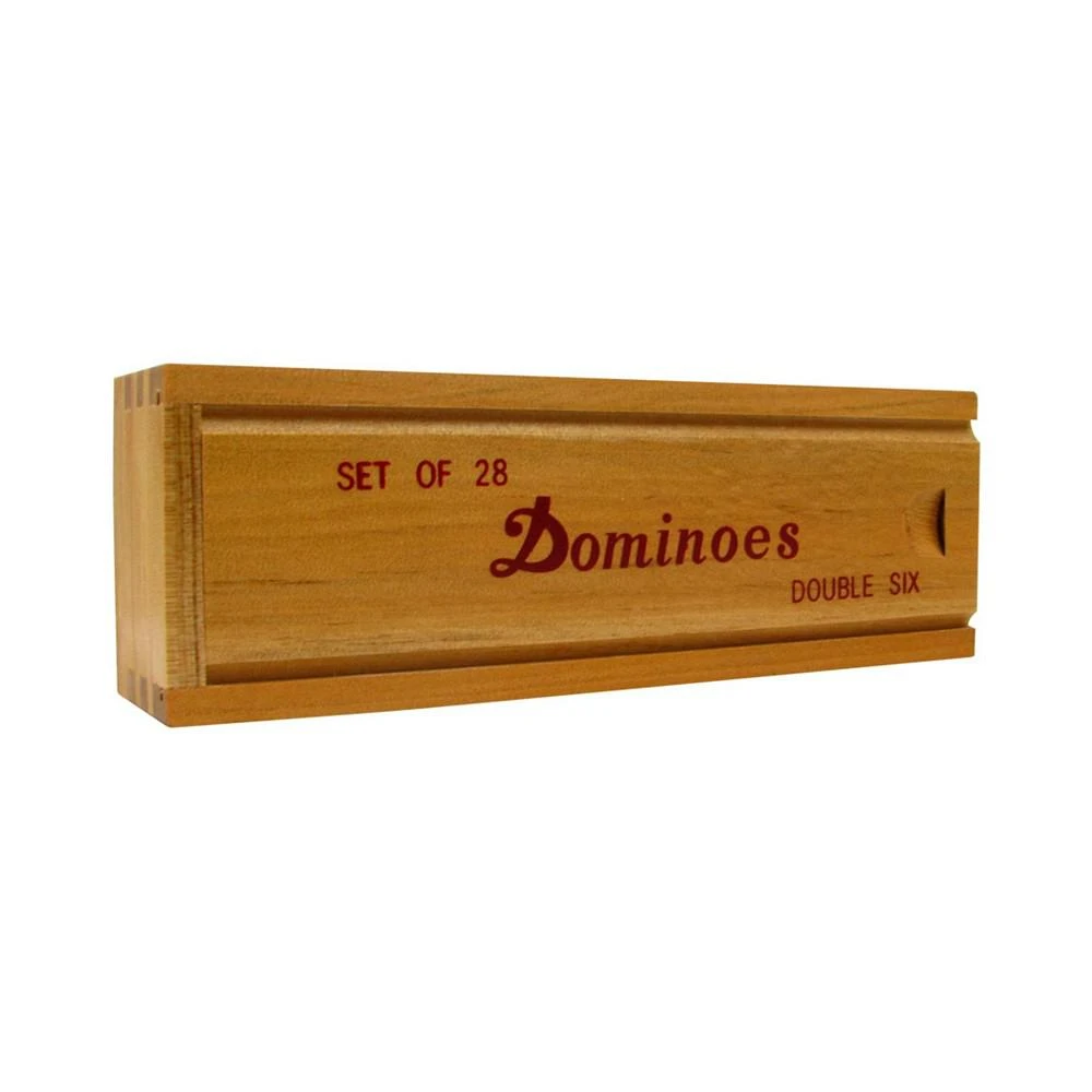 商品Trademark Global|Hey Play Premium Set Of 28 Double Six Dominoes Wood Case,价格¥151,第4张图片详细描述