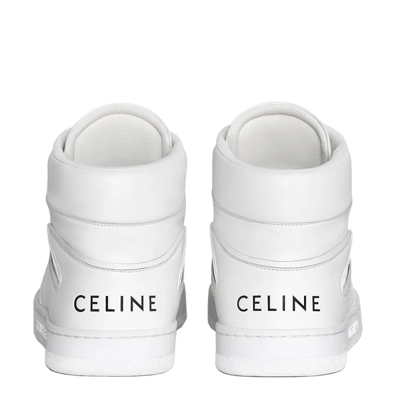 商品Celine|【预售3-7天】CELINE/赛琳  CT-01系列 男士荧光白牛皮革高帮运动鞋342813338C.01OP,价格¥5940,第5张图片详细描述