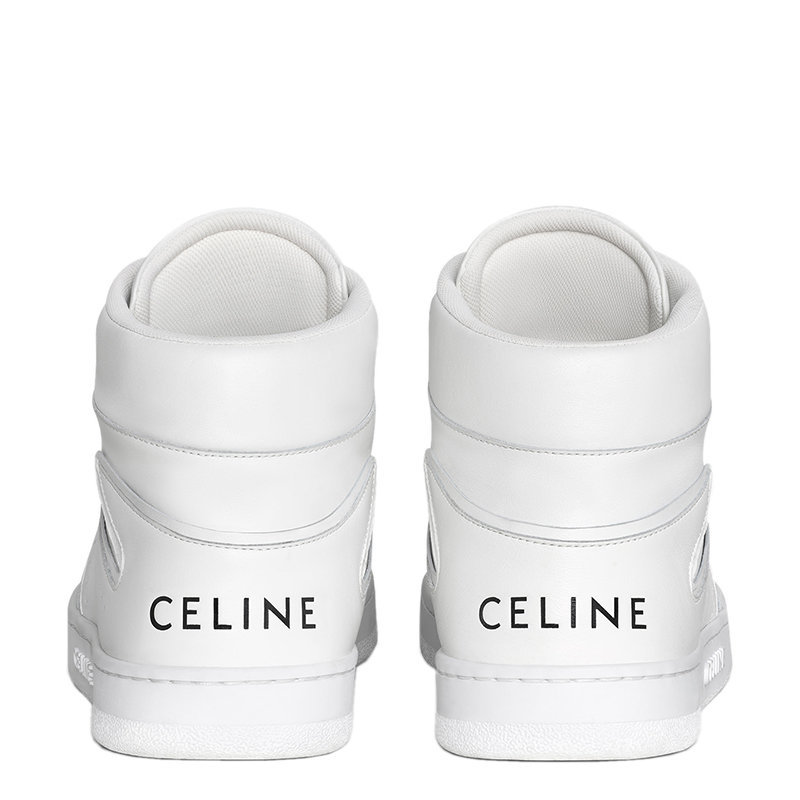 商品Celine|【预售3-7天】CELINE/赛琳 22年早春新款 CT-01系列 男士荧光白牛皮革高帮运动鞋342813338C.01OP,价格¥5836,第7张图片详细描述