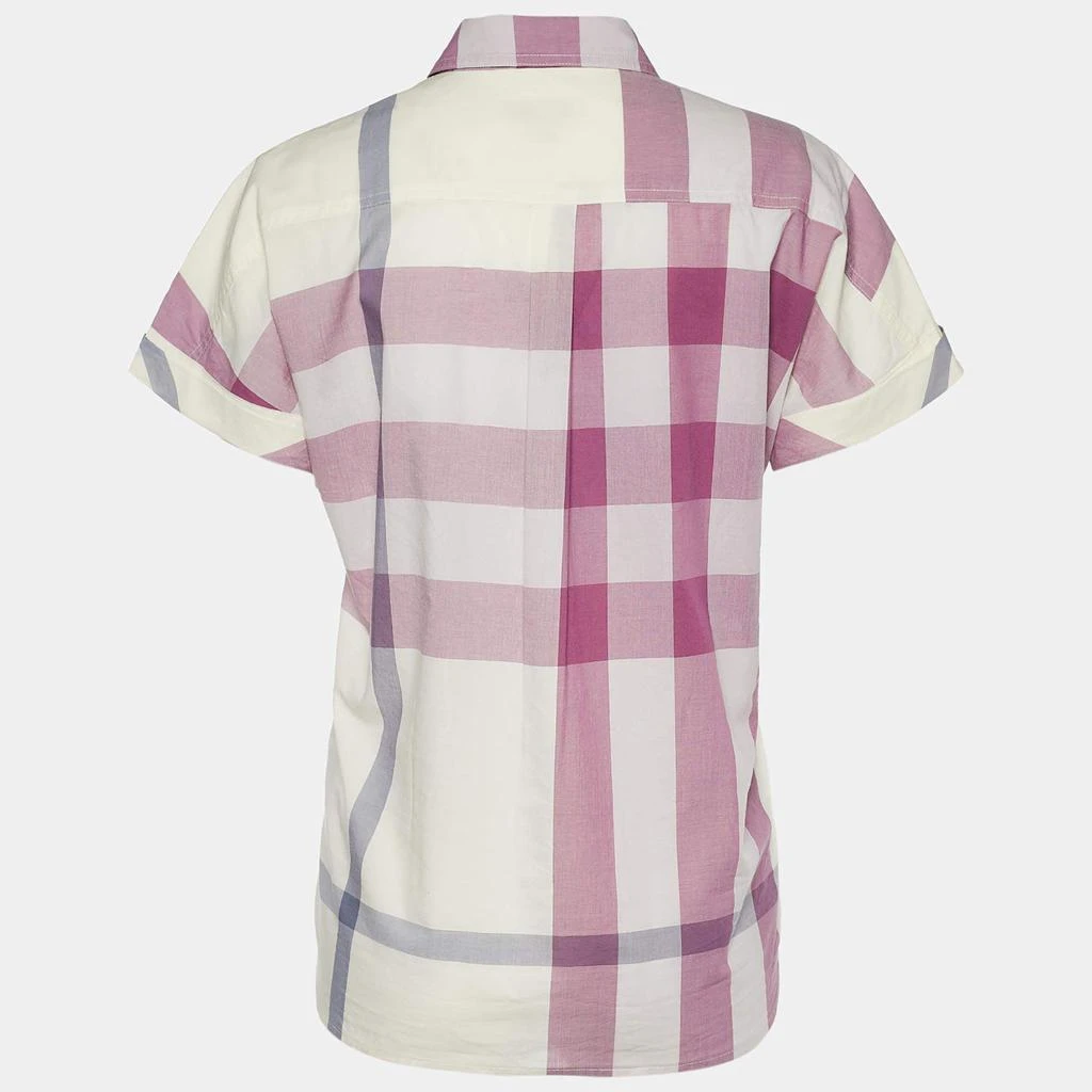 商品[二手商品] Burberry|Burberry Brit Mauve Exploded Check Print Cotton Button Front Shirt S,价格¥1023,第2张图片详细描述
