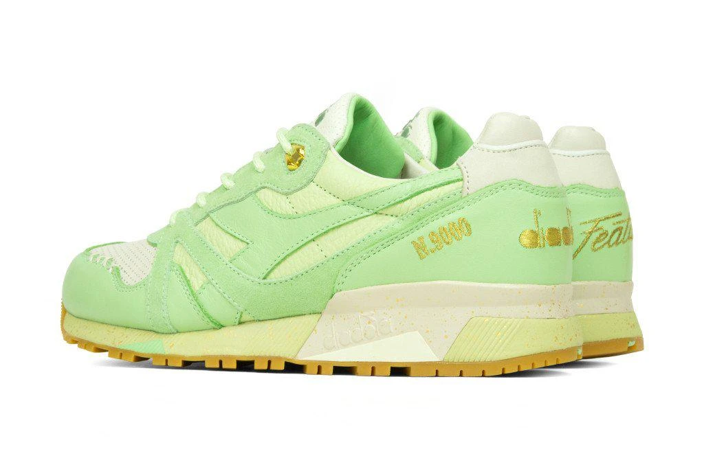 商品Diadora|Feature x Diadora N9000 'Pistacchio' - Lake Green,价格¥1223,第3张图片详细描述