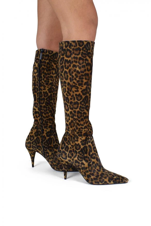 商品Yves Saint Laurent|Kiki leopard boots,价格¥6329,第2张图片详细描述