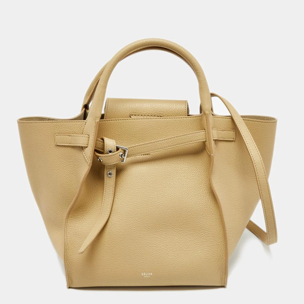 商品[二手商品] Celine|Celine Cream Leather Big Bag Bucket Bag,价格¥7129,第1张图片