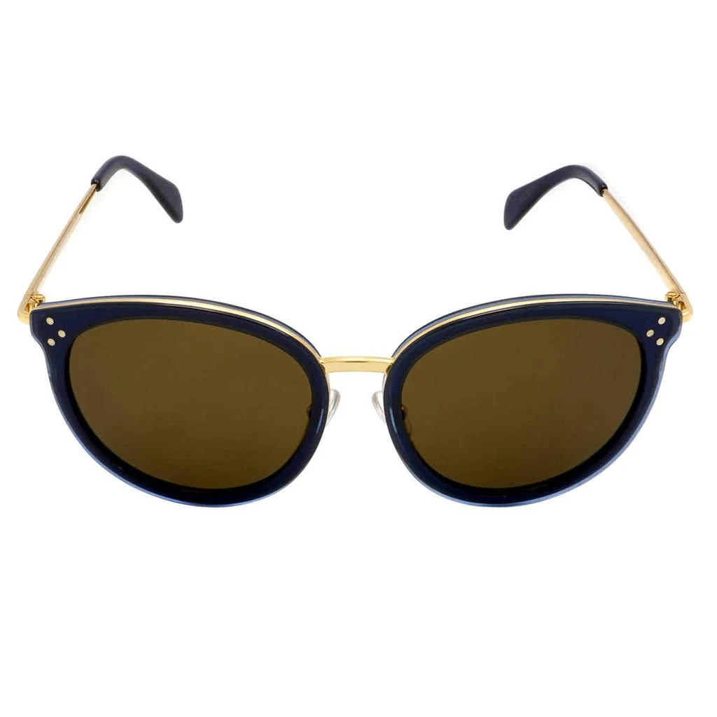 商品Celine|Celine Brown Cat Eye Ladies Sunglasses CL40033F 90E 56,价格¥663,第2张图片详细描述