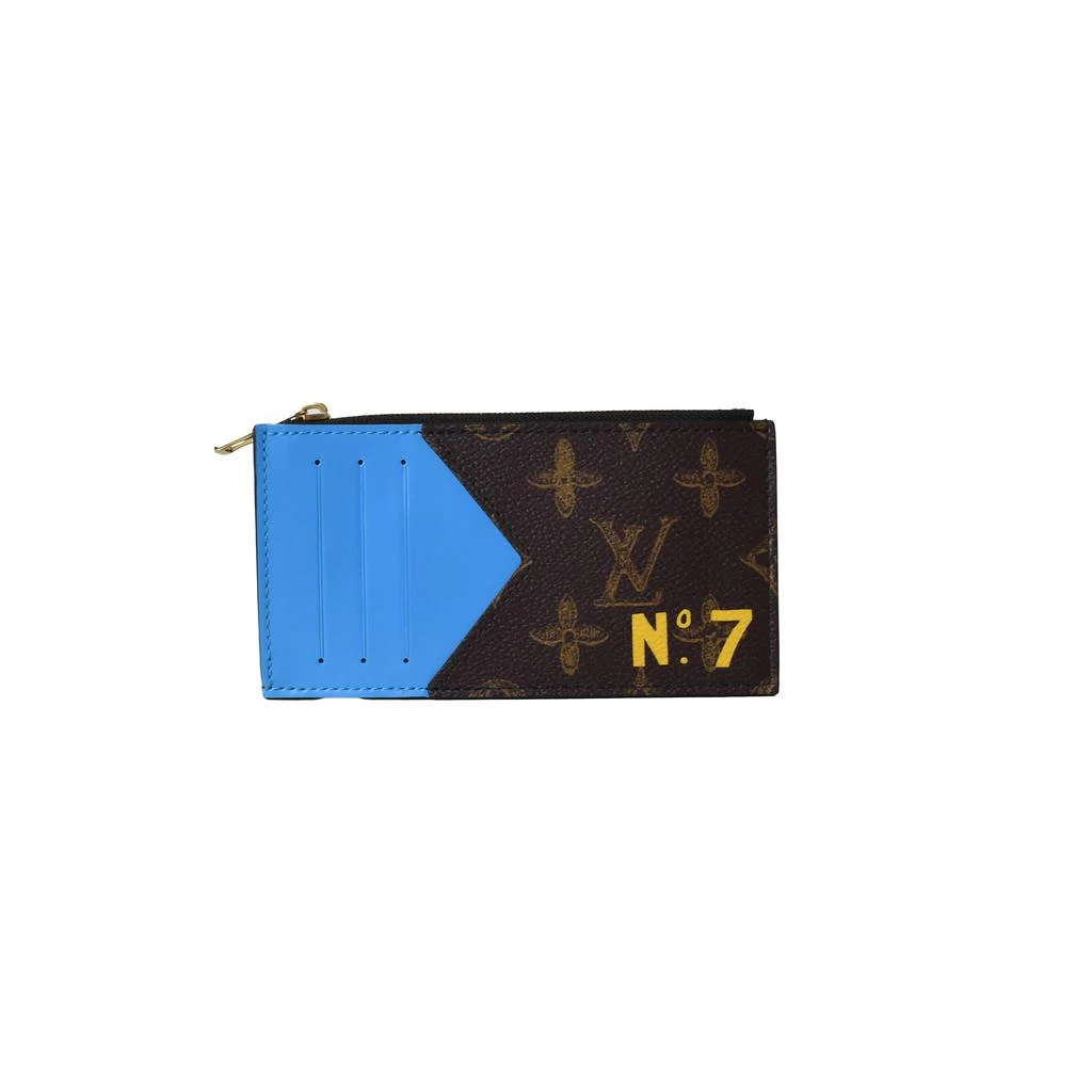 商品Louis Vuitton|Louis Vuitton Coin Card Holder Monogram Blue,价格¥4051,第3张图片详细描述