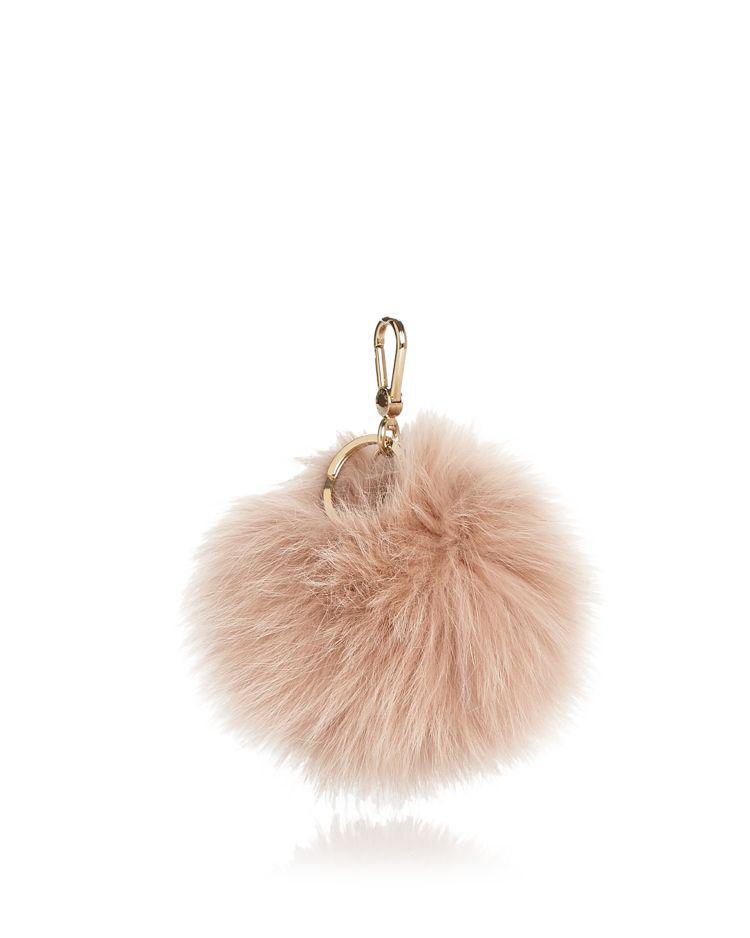 Furla Bubble Fox Fur Bag Charm