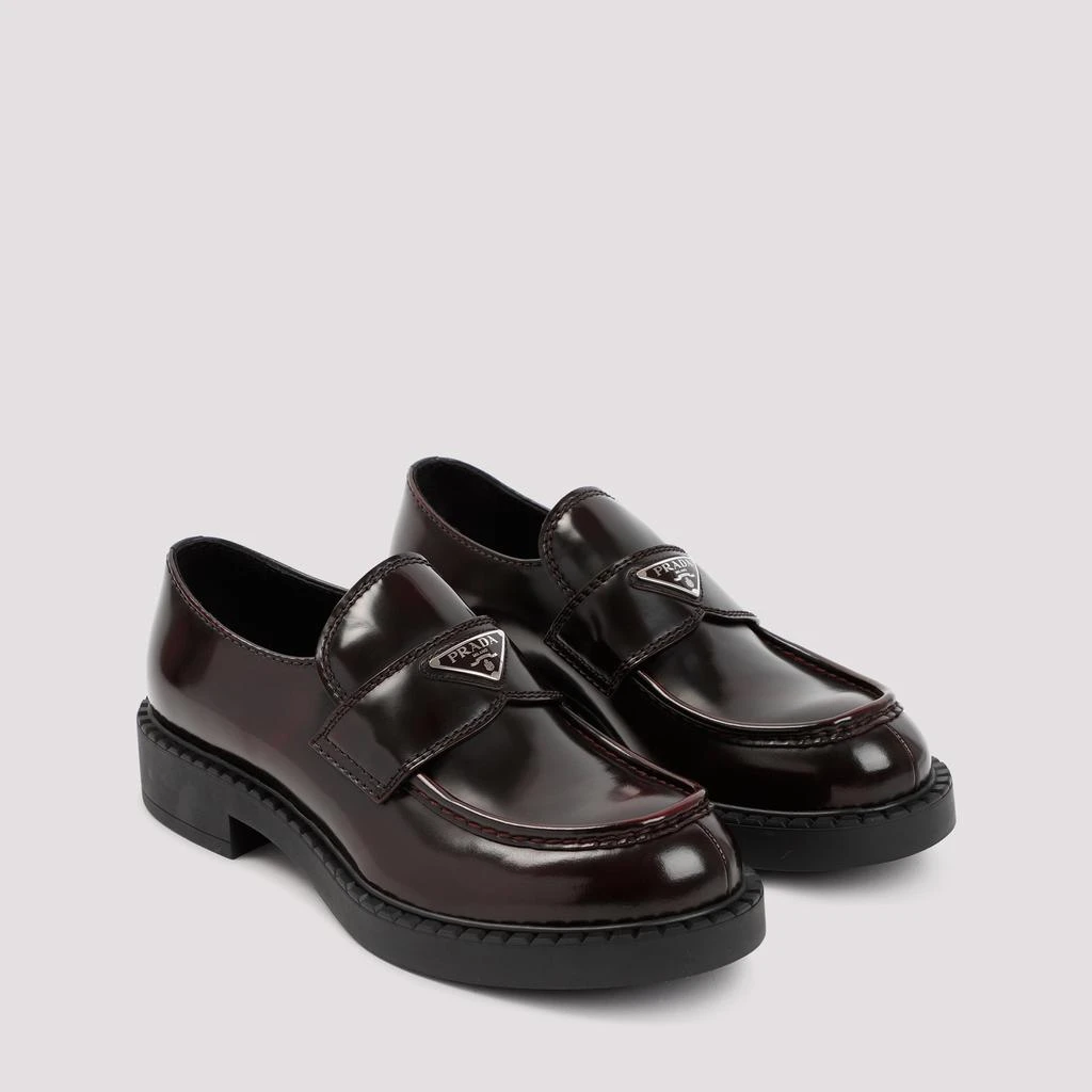 商品Prada|PRADA  CHOCOLATE LOAFERS SHOES,价格¥6123,第3张图片详细描述