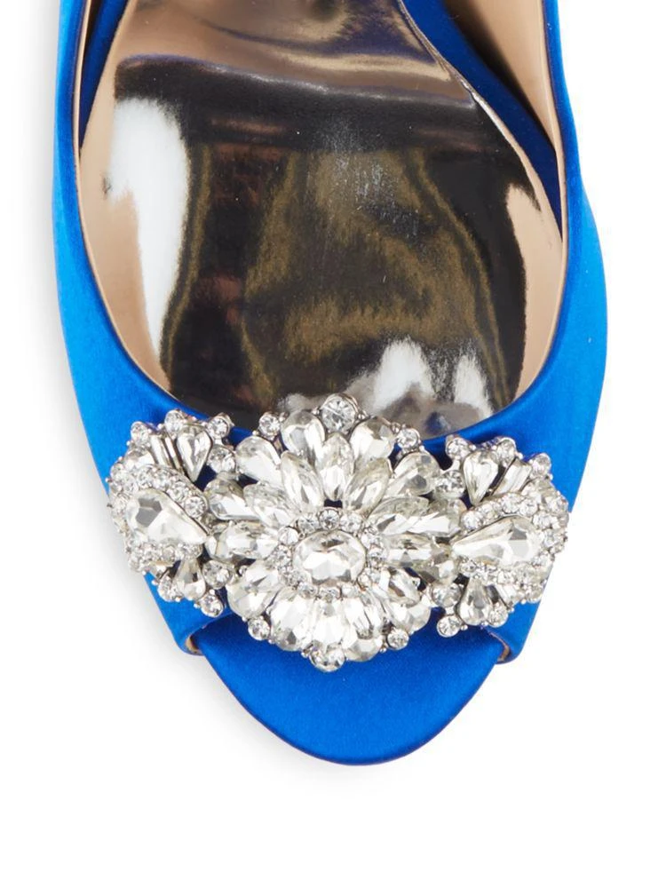 商品Badgley Mischka|Dallas Stiletto Heel Ankle-Strap Pumps,价格¥671,第3张图片详细描述